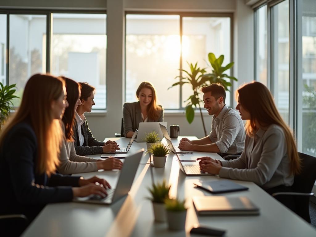 Horizon Renewable Energy team collaborating in Melbourne office